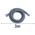 thumbnail image 4 of 2x Manguera de Drenaje para Vadora con Abrazaderas, Manguera de Arande, Accesorio de Tubería de Salida, Kit de Tubería de Extensión Flexible, 2 piezas, 4 of 7