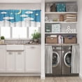 thumbnail image 5 of LALILO Kitchen Curtain Valance Art Goodnight And Sweet Rod Pocket Window Curtain 52"x 18" Set of 2, 5 of 5