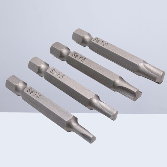 HOMEMAXS 4 Pcs Triangle Head Screwdriver Bits for Anti-theft Screws