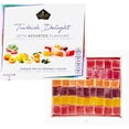 thumbnail image 2 of Cerez Pazari Turkish Delight Candy With Assorted Flavors, Gourmet Medium Size Snacks Gift Box, Sweet Luxury Traditional Confectionery Loukoumi, Vegan Lokum, Approx. No Nuts, 42 Pcs, 16 oz., 2 of 5