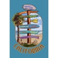 thumbnail image 3 of Decorative Tea Towel, Apron Carmel-by-the-Sea, California, Destination Signpost,, Unisex, Adjustable, Organic Cotton, 3 of 3