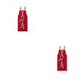 thumbnail image 1 of Injueey Delantales de lona para hombres Delantal multicolor para hombres Excelentes suministros para el hogar Protección de cobertura para rojo 2Conjunto, 1 of 6