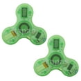 thumbnail image 1 of Crystal Bluetooth Hand Fidget Spinner with LED - 2 pack Hand Spinner Toys for Relief and Relax 12 Mode LED Light Show &amp; Mini Wireless speaker - Green, 1 of 3