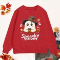 thumbnail image 4 of Godom Toddler Boys Girls Halloween Sweatshirt Round Neck Hoodies for Teen Girls Children's Pullover, 4 of 5
