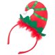 thumbnail image 4 of Cute Christmas Headband Lightweight Holiday Hair Accessory Festive Party Hat Band for Adults Comfortable Xmas Headwear with Charming Elf Design for, 4 of 5