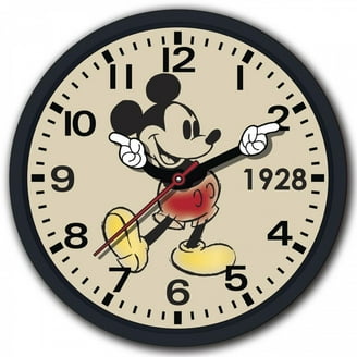 Disney Mickey & Minnie Mouse Cartoon Ears Quartz Wall Clock