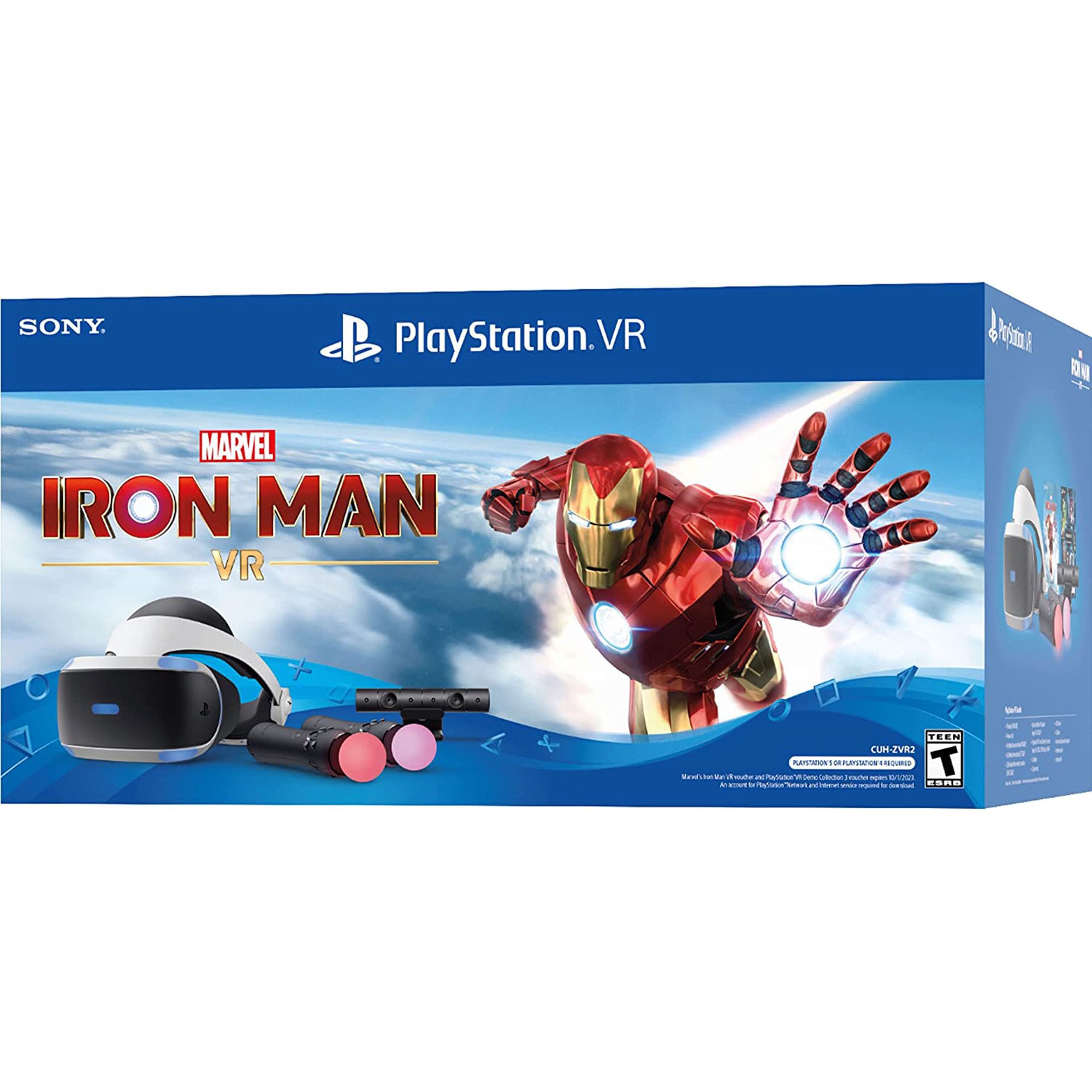 PlayStation Marvel's Man VR Bundle: PlayStation VR Camera, 2 Move Motion and Marvel's Iron Man VR Digital Code, With Glasses Cleaning Cloth - Walmart.com