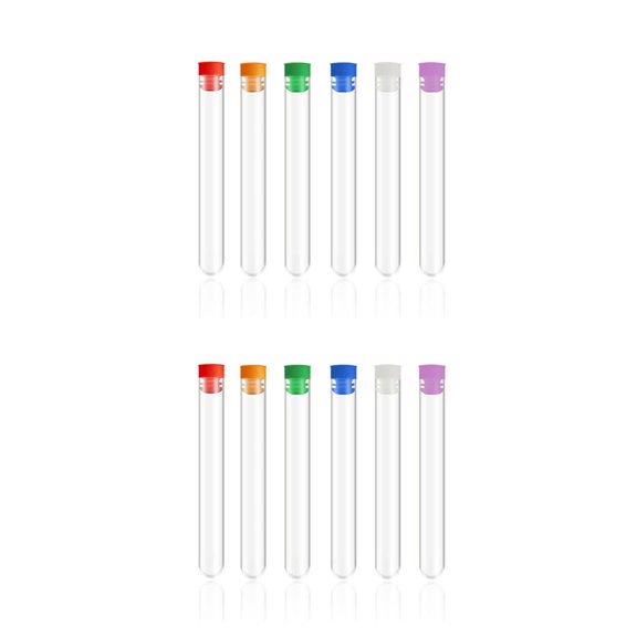 Caja de almacenamiento de agujas Naiovety 12x60mm plástico 2Conjunto
