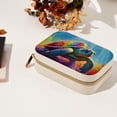 thumbnail image 7 of Sea Turtle Velvet Portable Jewelry Box with Removable Compartment - Stylish Gift, Display Case, and Decorative Box, 7 of 7