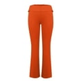 thumbnail image 3 of IYYVV Flared Leggings for Women Low Rise Trousers Boot Cut Fleece Pants Women Skinny Womens Sweatpants Plus Size Solid Color Sweatpants Soft Women's Pajama Pants Soft Saffron XL, 3 of 4