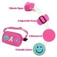 thumbnail image 3 of Riñonera FEIYITE Rosa de Chenilla con Letras para Niñas, 3 of 7