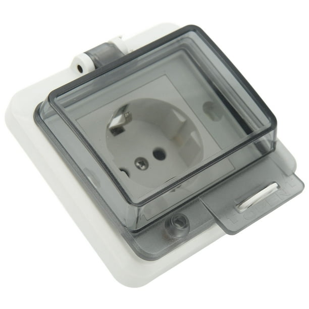 Adaptador De Enchufe De Pared, Toma De Pared IP66 Resistente Al Agua, Resistente Al Impacto, Retardante De Llama, 250 V, 16 A, Fuerte Para Sitios De Construcción