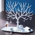thumbnail image 4 of EOEMY Deer Tree Jewelry Stand Necklace Display Organizer Earring Ring Holder Show Rack-Pink, 4 of 9