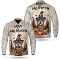 thumbnail image 3 of Happy Halloween Schnauzer Witches Hat Pumpkin Carving All Over Print 3D Baseball Jacket Miniature Schnauzer Dog Lover Bomber Jacket Softball - 02019, 3 of 6