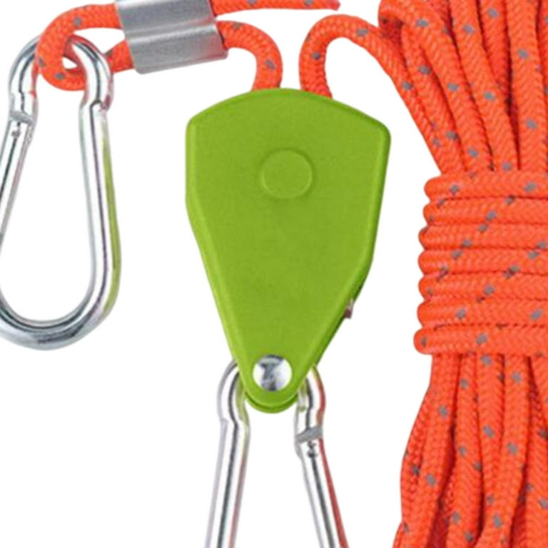Portable Adjustable Fix Camping Rope, 4/5M Portable Adjustable Windproof  Camping Rope, Tent High Strength Fast Release Pulley Camping Rope for Tent  Tarp, Canopy Shelter, Climbing (Red, 6mm*5M) - Yahoo Shopping