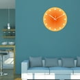 thumbnail image 2 of Wall Clocks, 12inch Gradient Glass Wall Clock Silent Modern Analog Clock, Battery Operated Sunset Wall Clocks for Living Room, Kitchen, Home Decoration, 2 of 9