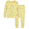 thumbnail image 1 of Pijama moimoln de algodón suave modal para bebés pequeños, amarillo 8, 1 of 5