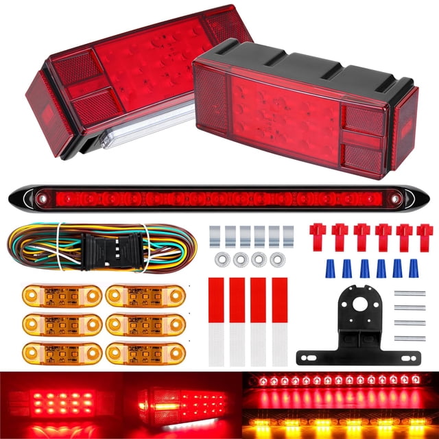 Kit de luces LED sumergibles para remolques de barcos LIMICAR 12 V IP68