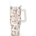 thumbnail image 2 of Halloween Ghosts Cup Gifts for Women Girls, Cute Spooky 40oz Tumbler with Handle and Straw, Holiday Stainless Steel Insulated Water Bottle (1 PC), 2 of 6