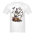 thumbnail image 4 of Ghost Retro Halloween Costume Men T-Shirt, 4 of 5