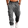 thumbnail image 1 of Pantalons Cargo Durables pour Usage Extérieur Quotidien avec Multiples Poches et Tissu Extensible Confortable Pantalons Utilitaires pour Randonnée et Style de Rue, 1 of 8
