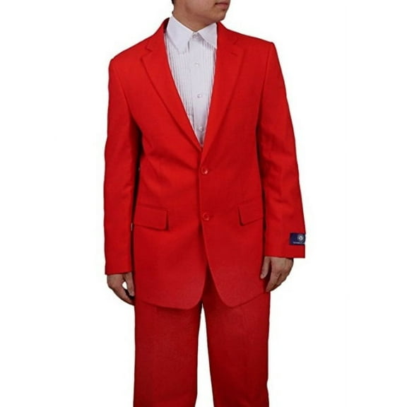 Mens Red Dress Suit - Includes Jacket & Pants