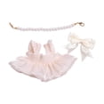 thumbnail image 2 of Vestido y collar de muñeca de moda con lazo y horquilla CUTICAT, 2 of 8