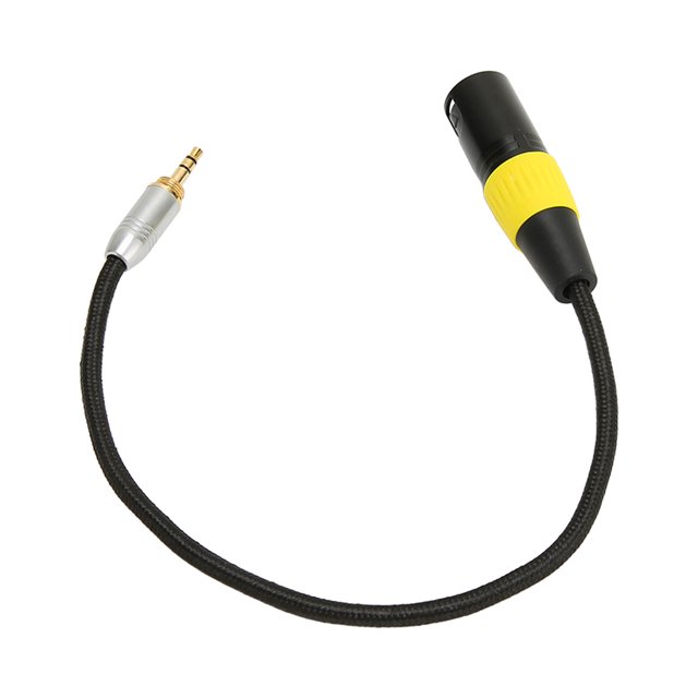 Cable de 3.5 mm de 3.5 mm A xlr Chapado en Oro Sin Ruido de 3.5 mm A 3 pin Cable de Adaptador XLR Para Micrófono de Mezclador de Micrófono Micrófono Inalámbrico