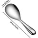 thumbnail image 5 of Cuchara de arroz antiadherente de acero inoxidable espesada, paleta de cuchara de arroz, paleta de cuchara de arroz, cuchara de arroz antiadherente resistente al calor, cuchara para servir arroz (2 pi, 5 of 8
