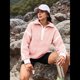 thumbnail image 5 of Sudadera de Mujer con Media Cremallera, Suave y Extragrande, con Bolsillos, Cálida y Afelpada. Rosa L, 5 of 10