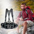 thumbnail image 4 of Fnochy Ultralight Waist Bag, Multifunctional Outdoor Pack, Hiking Pack with Water Bottle Holder, Ergonomic Design for Men, Perfect for Camping and Cycling Adventures, 4 of 9