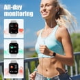thumbnail image 2 of Smart Watch for Women, Bluetooth Fitness Tracker Smartwatch, 1.83in HD Screen, Compatible with Apple iOS & Android, Health Monitoring, Black/Pink/Green/Gray, 2 of 8