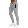 thumbnail image 3 of ZZHZGZ Sweatpants for Men Men's Athletic Tricot Pants Knitted Track Sweatpants Workout Jogger with Zipper Pockets Xxxxl, 3 of 9