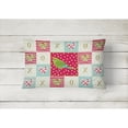 thumbnail image 2 of Carolines Treasures CK5524PW1216 New Zealand Parakeet Love Canvas Fabric Decorative Pillow, Red, 12H x16W, multicolor, 2 of 3