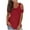 Red, variant on asdoklhq Juniors Plus Tops & T-Shirts,Women's Cold Shoulder Tops Open Back Short Sleeve Solid T Shirt Casual Loose Backless Tee Blouses