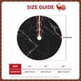 thumbnail image 4 of Kll Black Marble Texture Abstract Christmas Tree Skirt 36",Party Decorations Farmhouse For Christmas Decorations Holiday Party, 4 of 8