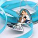 thumbnail image 4 of Collar Sunnimix Colgante en forma de corazón con cadena 45 cm, 4 of 8