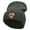Dk Grey, variant on Rad Dad Embroidered 12 Inch Long Knitted Beanie - Aqua OSFM