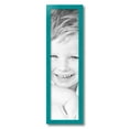 thumbnail image 2 of ArtToFrames 7" x 26" Aqua Picture Frame, 7x26 inch Green Wood Poster Frame (WOM-4428), 2 of 8