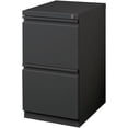 thumbnail image 2 of Cooper 2-Drawer Modern Metal Mobile Pedestal File Cabinet in Charcoal, 2 of 6