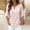 Pink, variant on Cotton Linen Tops for Women Vertical Striped Summer Linen Shirts Casual Button Down 2026 Short Sleeve Gauze Top Blouse Shirts Pink L