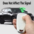 thumbnail image 6 of Key Fob Cover Compatible with Chevy Camaro Cruze Equinox Malibu Traverse Blazer Volt Bolt Sonic Trax Keychain Case Holder Protector,White-single Set, 6 of 6
