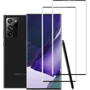 [2 Pack Tempered Glass Screen Protector for Samsung Galaxy Note 20 Ultra 5G,3D Curved,9H Hardness,Anti Scratch,HD Clear,Compatible with Samsung Galaxy Note 20 Ultra 5G