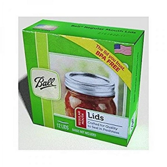 Ball Regular Mouth Size Canning Or Mason Jar Lids, 8 Dozen Or 96 Lids Total