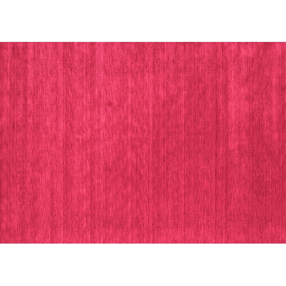 Ahgly Company Indoor Rectangle Abstract Pink Contemporary Area Rugs, 5' x 8'