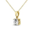 thumbnail image 2 of 3 Carat | 14K Yellow Gold | IGI Certified Lab Created Diamond Solitaire Pendant Necklace, 2 of 5