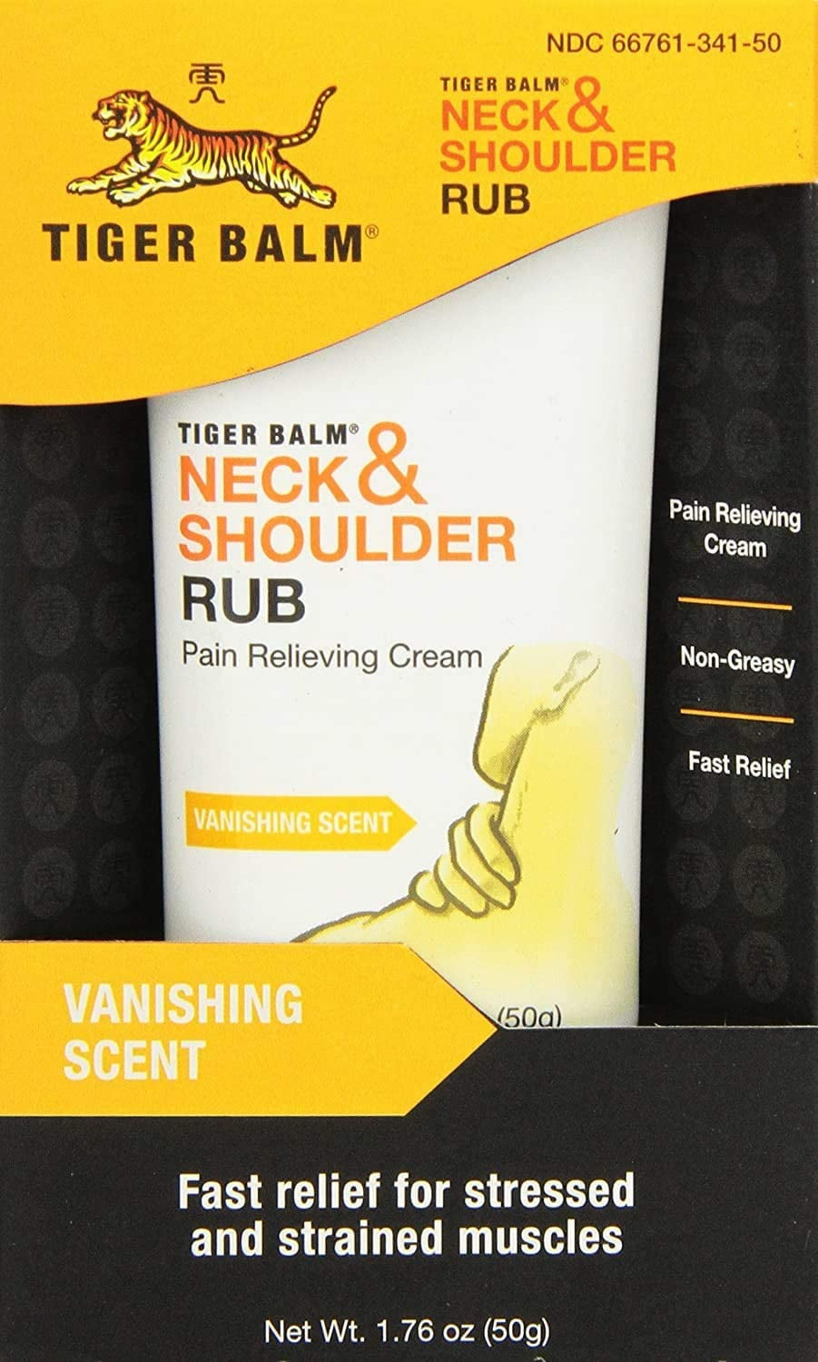 Tiger Balm Arthritis Rub, 4oz – Pain Relief Cream for Muscles