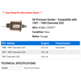 thumbnail image 2 of Oil Pressure Sender - Compatible with 1987 - 1989 Chevy G20 1988, 2 of 2