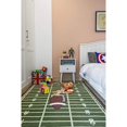 700 Corner Football Play Area Rug for Kids Playroom, Bathroom & Kindergarten Classroom, Corner