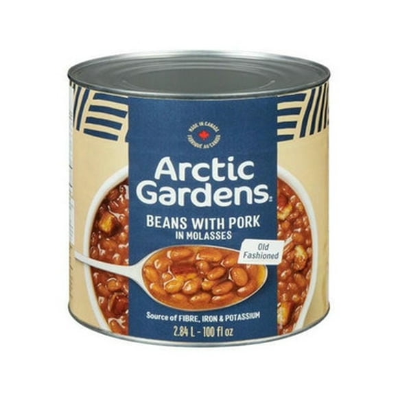 Arctic Gardens Haricots Cuits avec Porc Old Fashioned Grand 2.84L/96 oz - Fabriqué au Canada